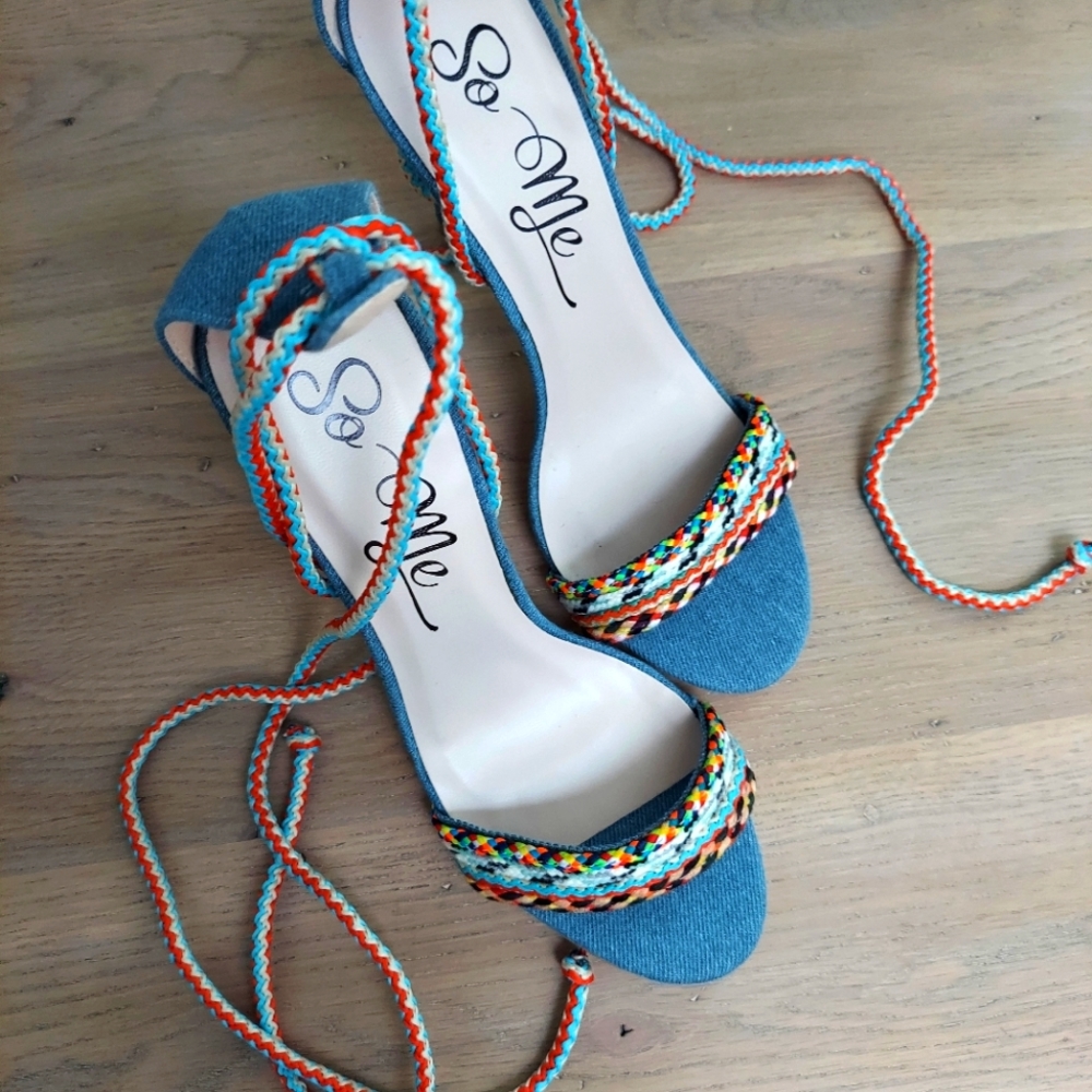 So Me demin heels 6.5